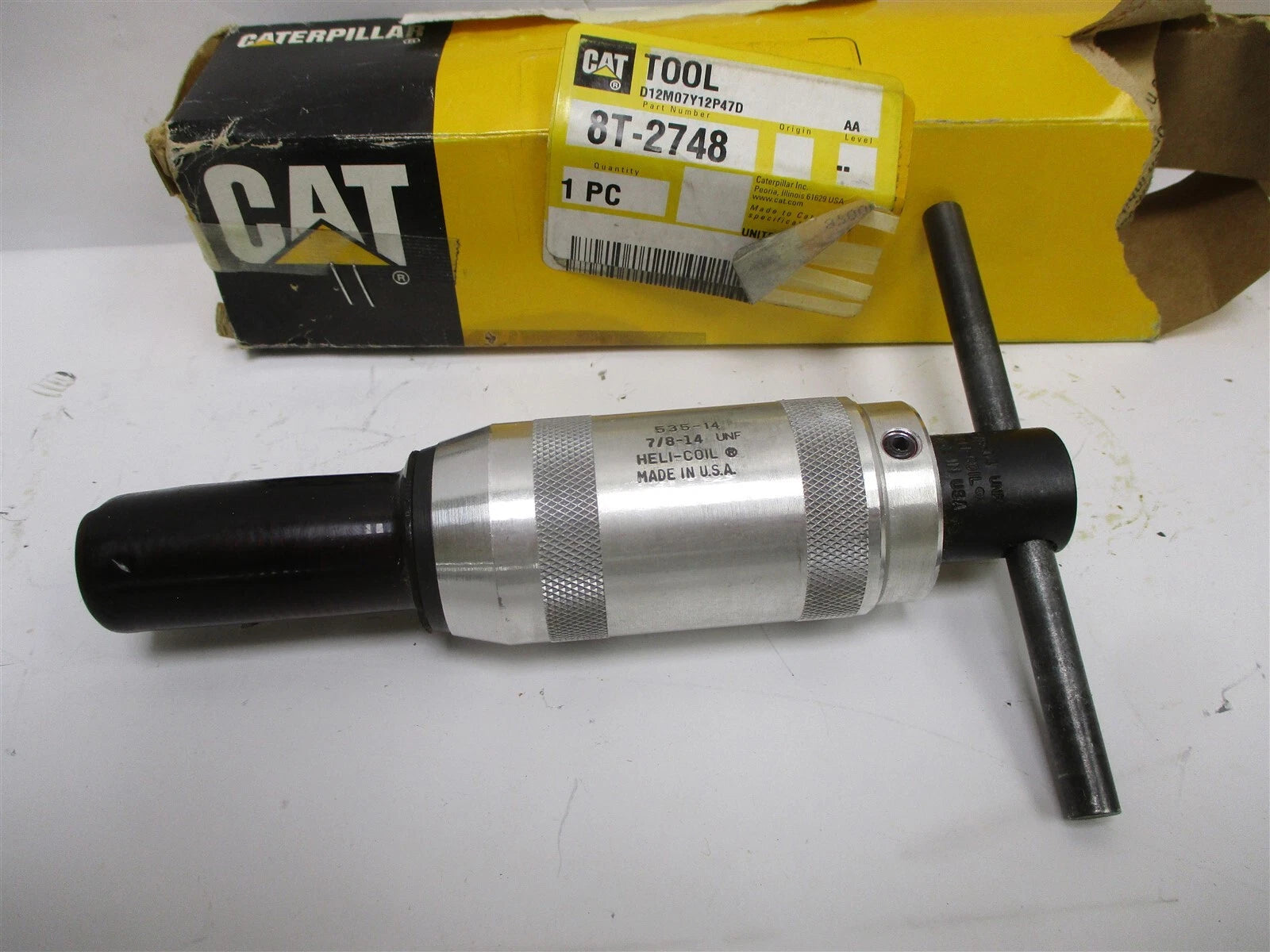 New Heli-Coil 535-14 NON-CAPTIVE Prewinder Steel Install Tool 7/8-14