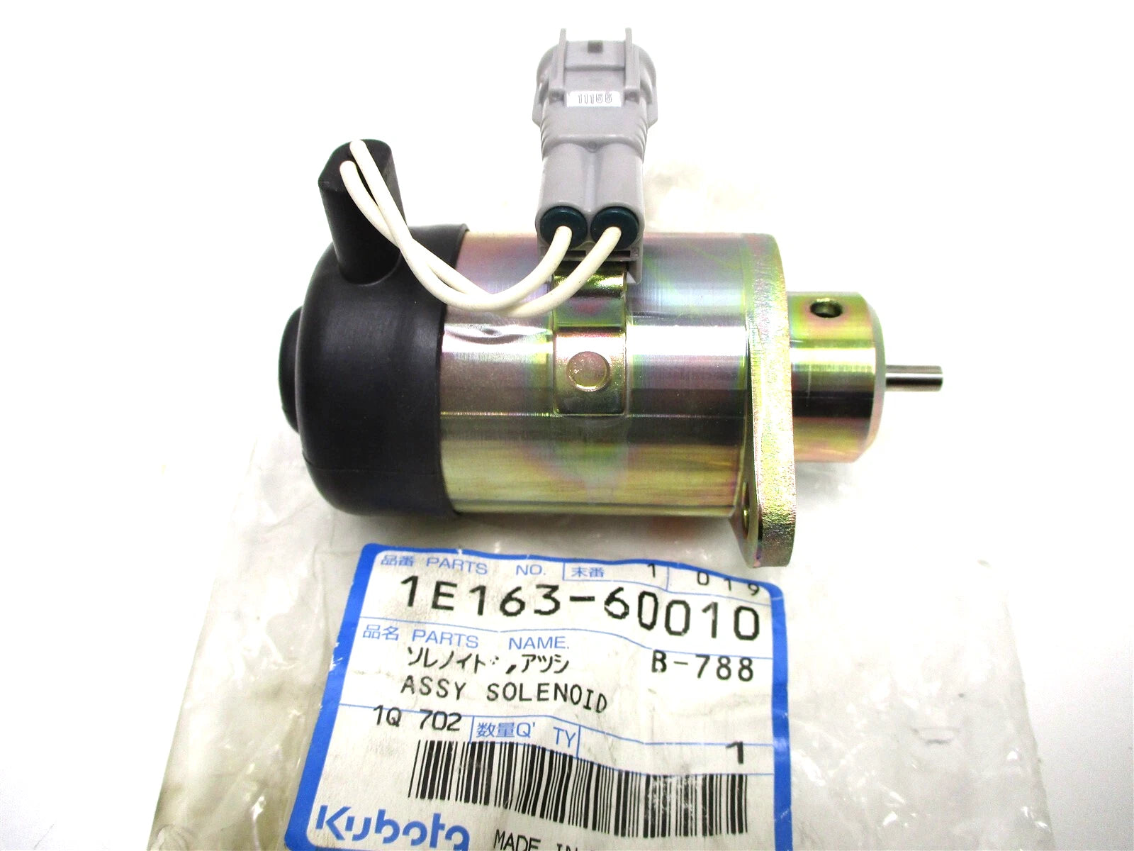 Genuine OEM Kubota Fuel Stop Solenoid D1005 D1105 V1305