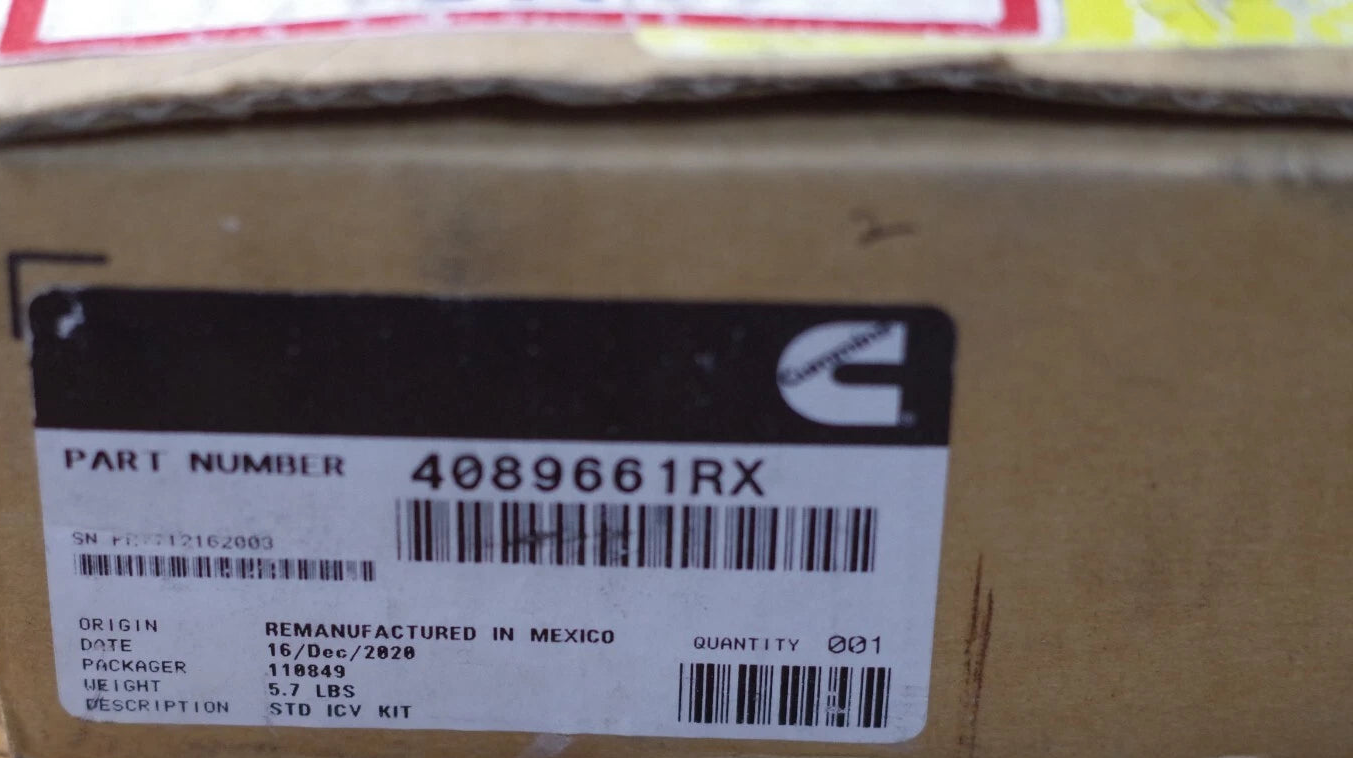 4089661NX Genuine Cummins Distributor Kit