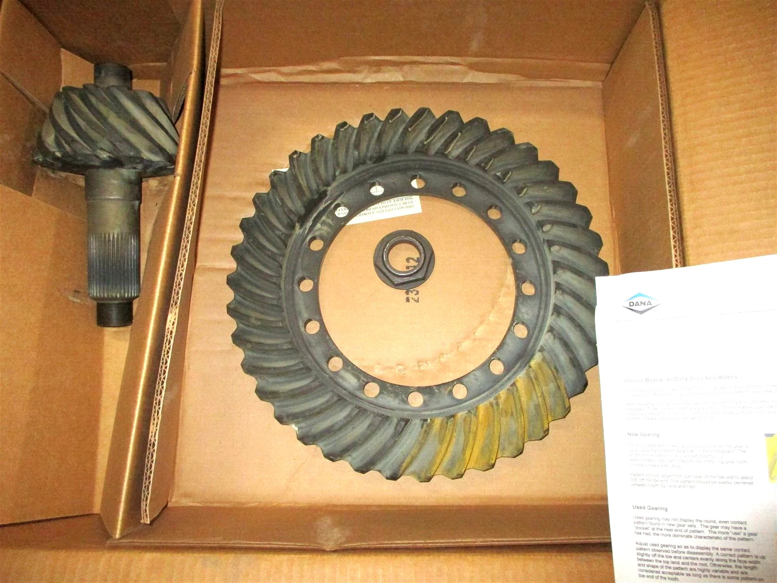 New Spicer Dana 510117 Differential Ring Gear Pinion Set 3.55 RSH/RDH40
