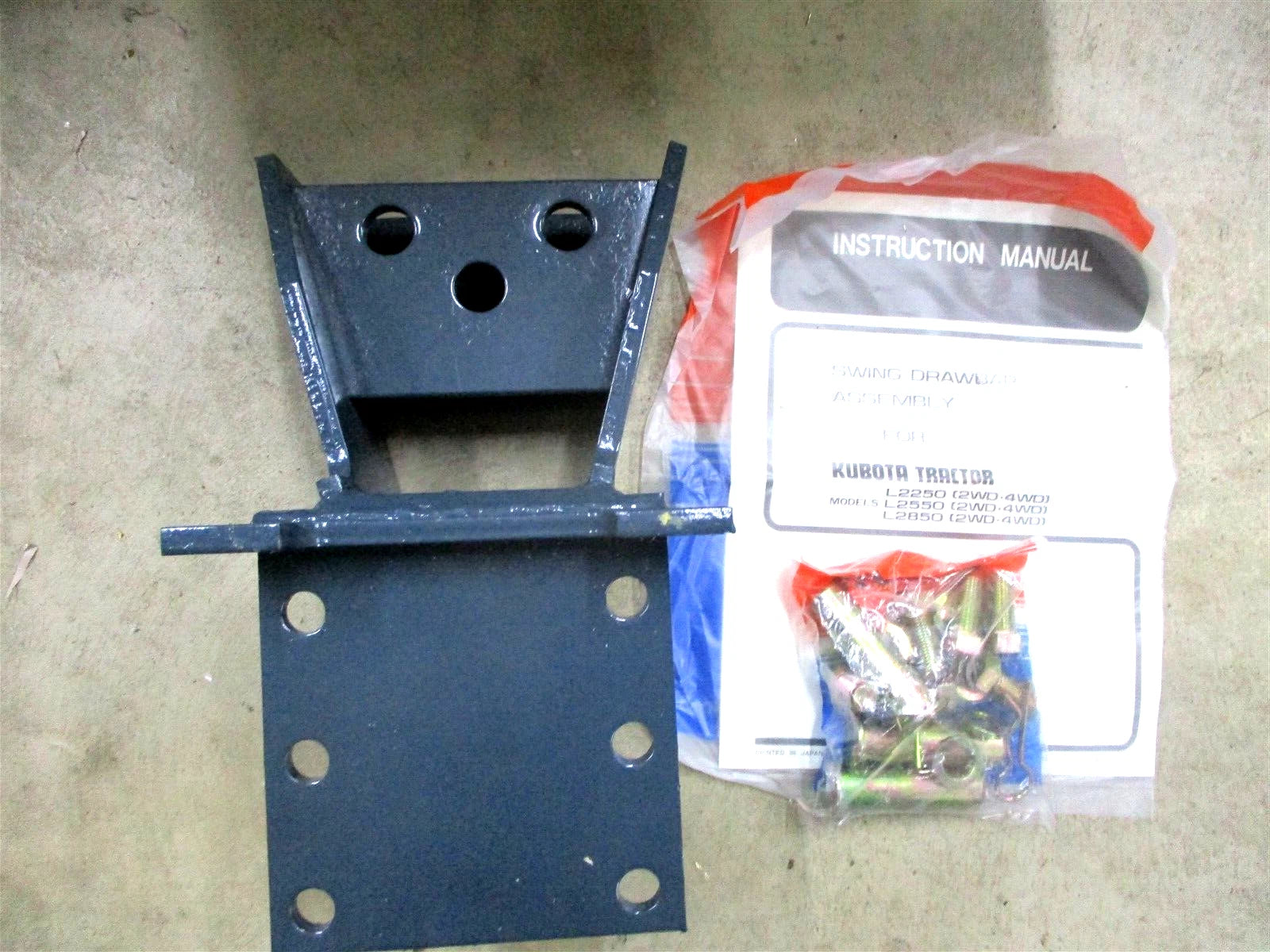 Genuine OEM Kubota Swing Drawbar Kit Assembly L2250 L2550 L2850