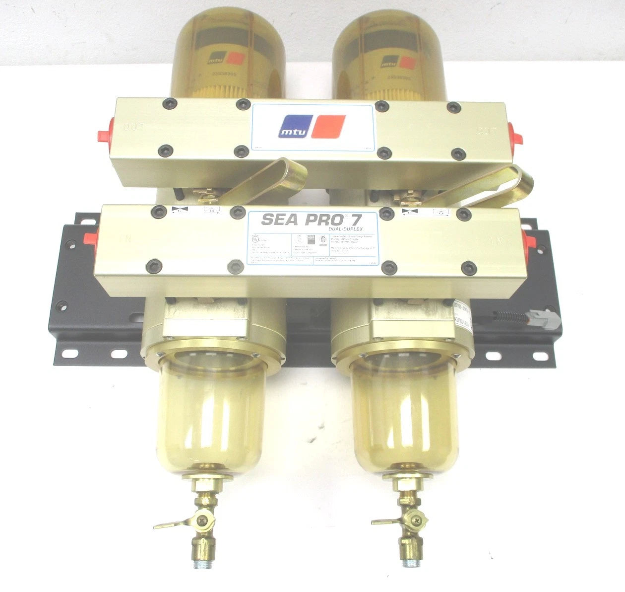 New Mtu DAVCO Sea Pro 7 DUAL/DUPLEX Diesel Marine FUEL/WATER Separator