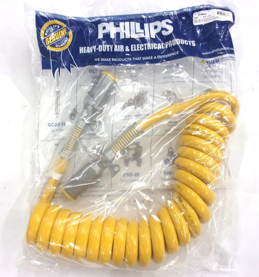 New Phillips 7 Way 15' Isocoil Zinc Die Cast Plugs W/ Two 15-830 Plugs