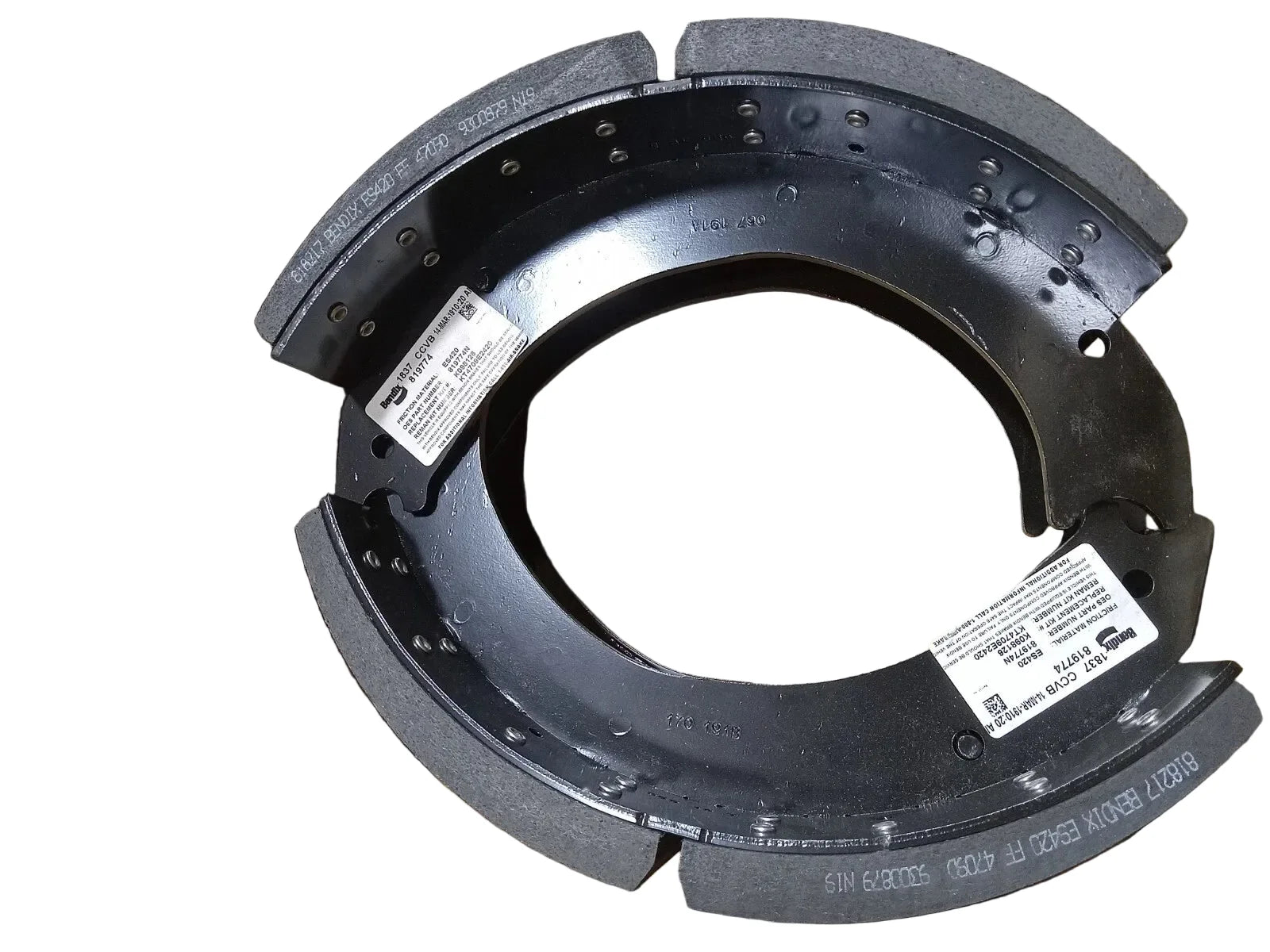 819774ETN Genuine Bendix Drum Brake Shoe and Lining Asm