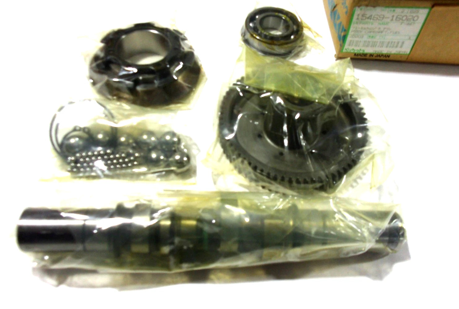 Genuine OEM Kubota Fuel Camshaft Assembly - Configuration 2