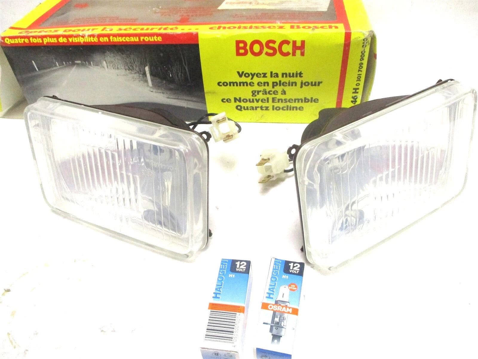 H1 Offroad Halogen High Beam Headlight Set Land Cruiser Fj