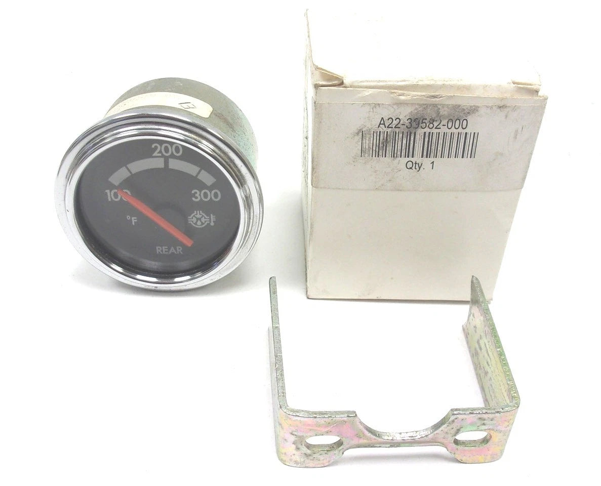 New for Freightliner Chrome Rear Axle Oil Temperature Gauge 2.57"