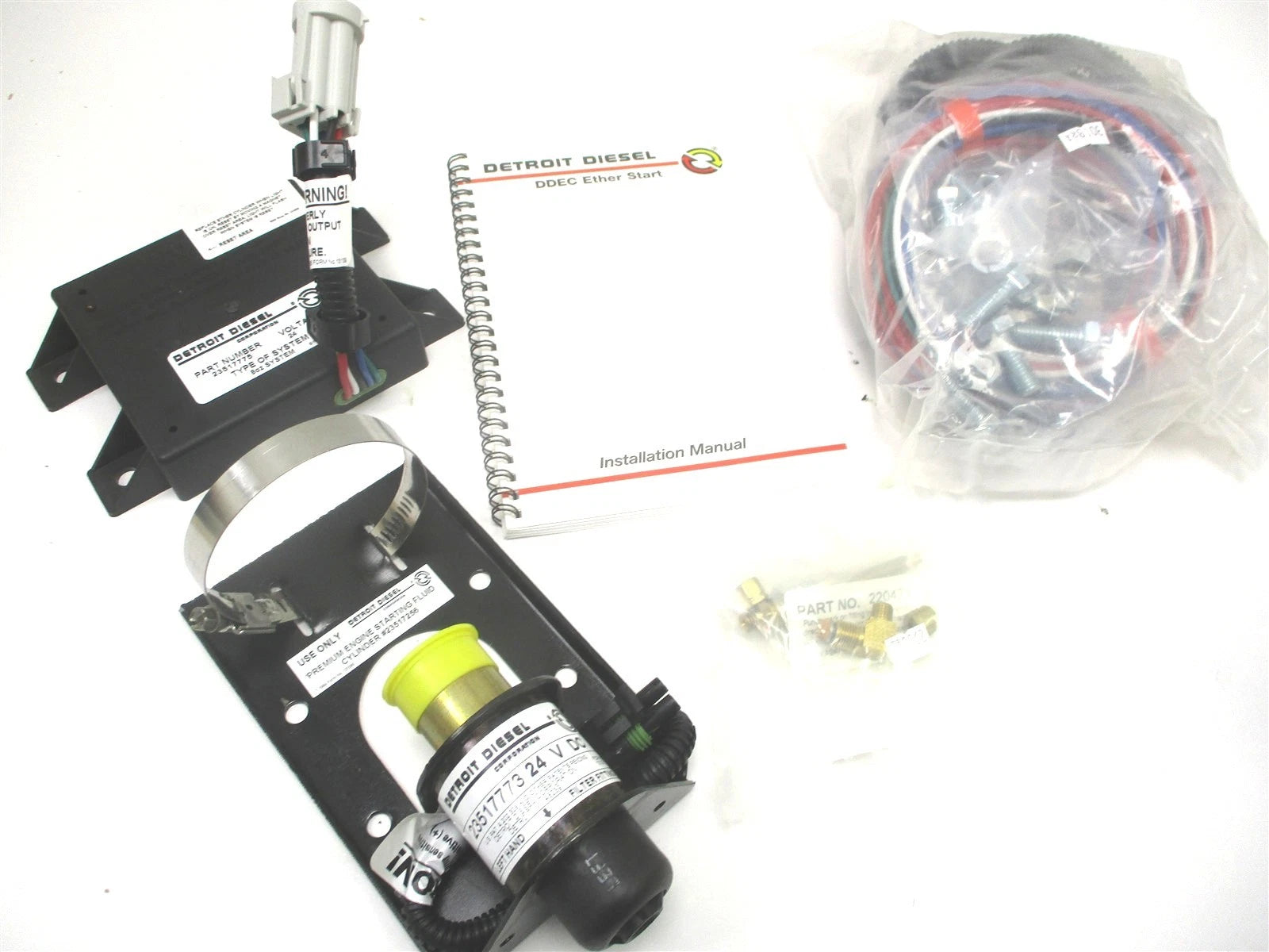 New Genuine Detroit Diesel Cold Weather Ether Start Kit 24V