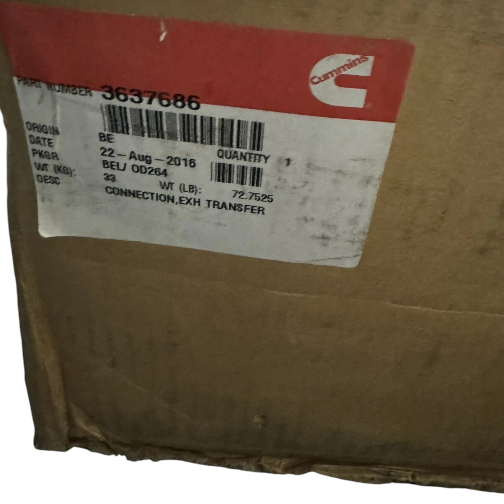 4006333 Genuine Cummins Exhaust Transfer Connection
