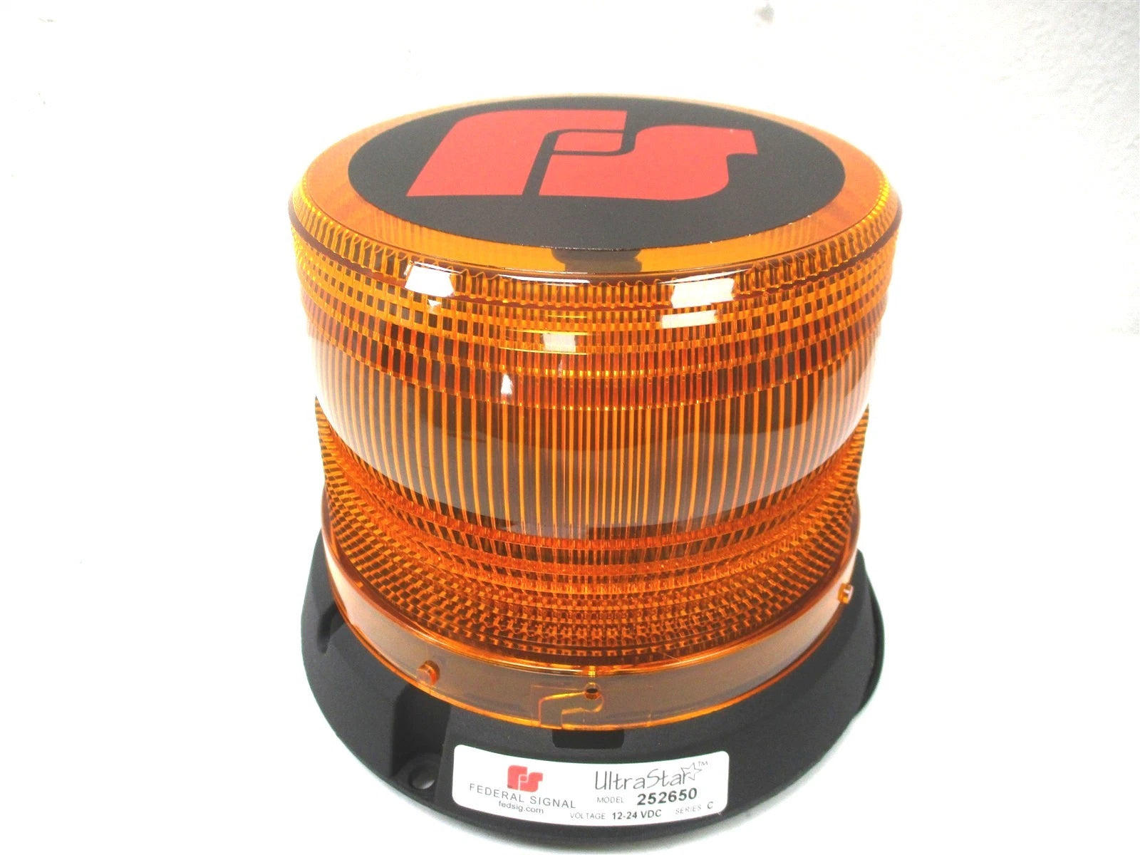 New Federal Signal Amber LED Ultrastar Class L Dome Beacon