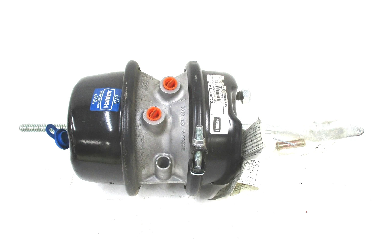 Haldex Gold Seal 30/30 Combination Spring Brake Chamber 2.5" Stroke - Configuration 2