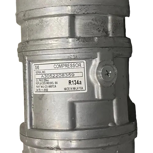 A-500-6000 Agricultural & Industrial A/C Compressor With Clutch 12V