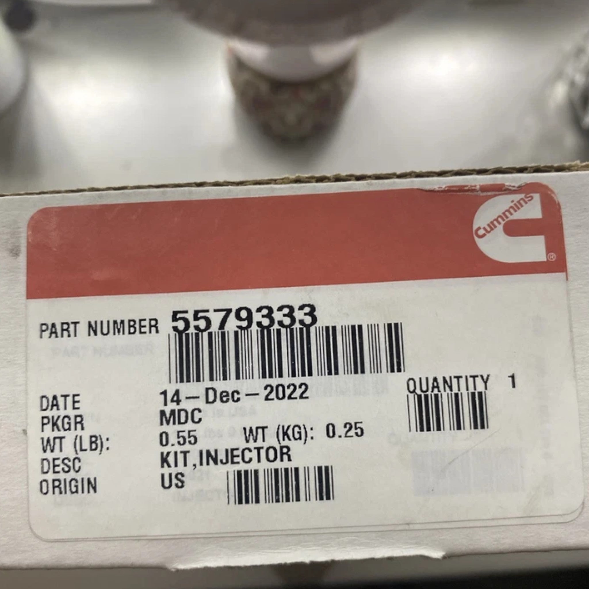 5579333 Genuine Cummins Injector Kit