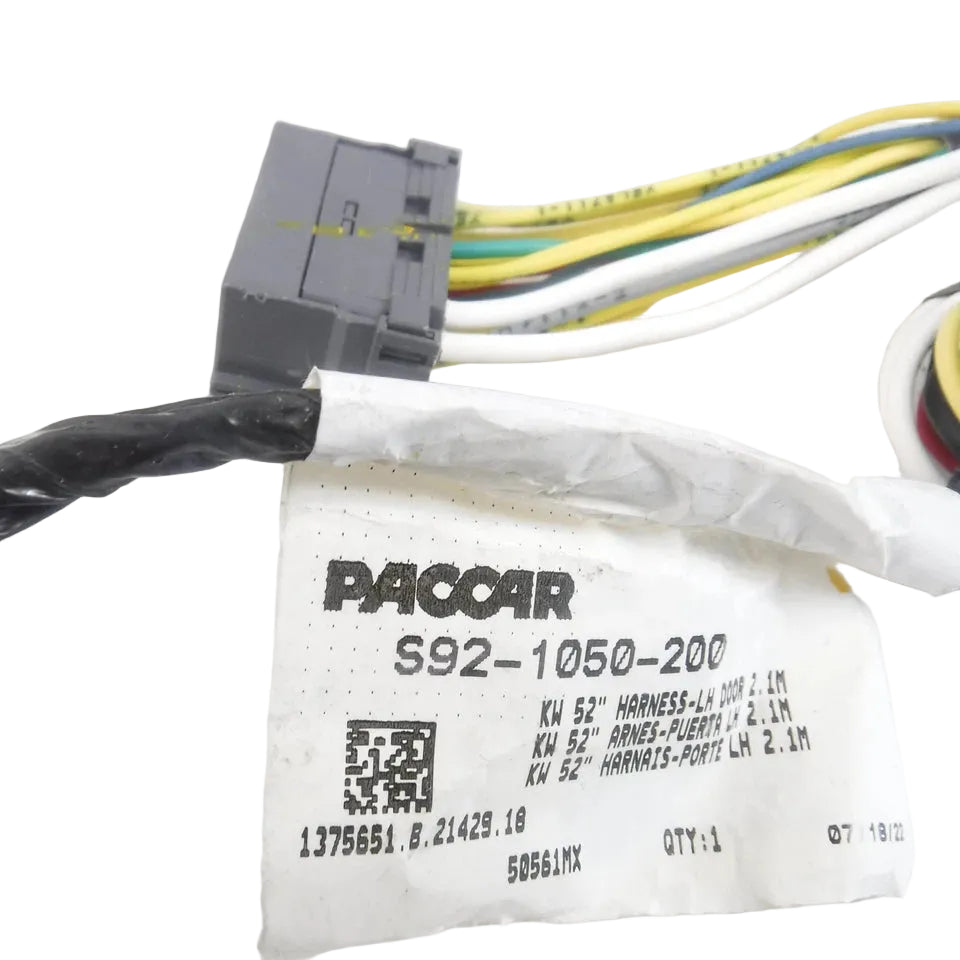 S92-1050-300 Genuine Paccar Drivers Door Wiring Harness