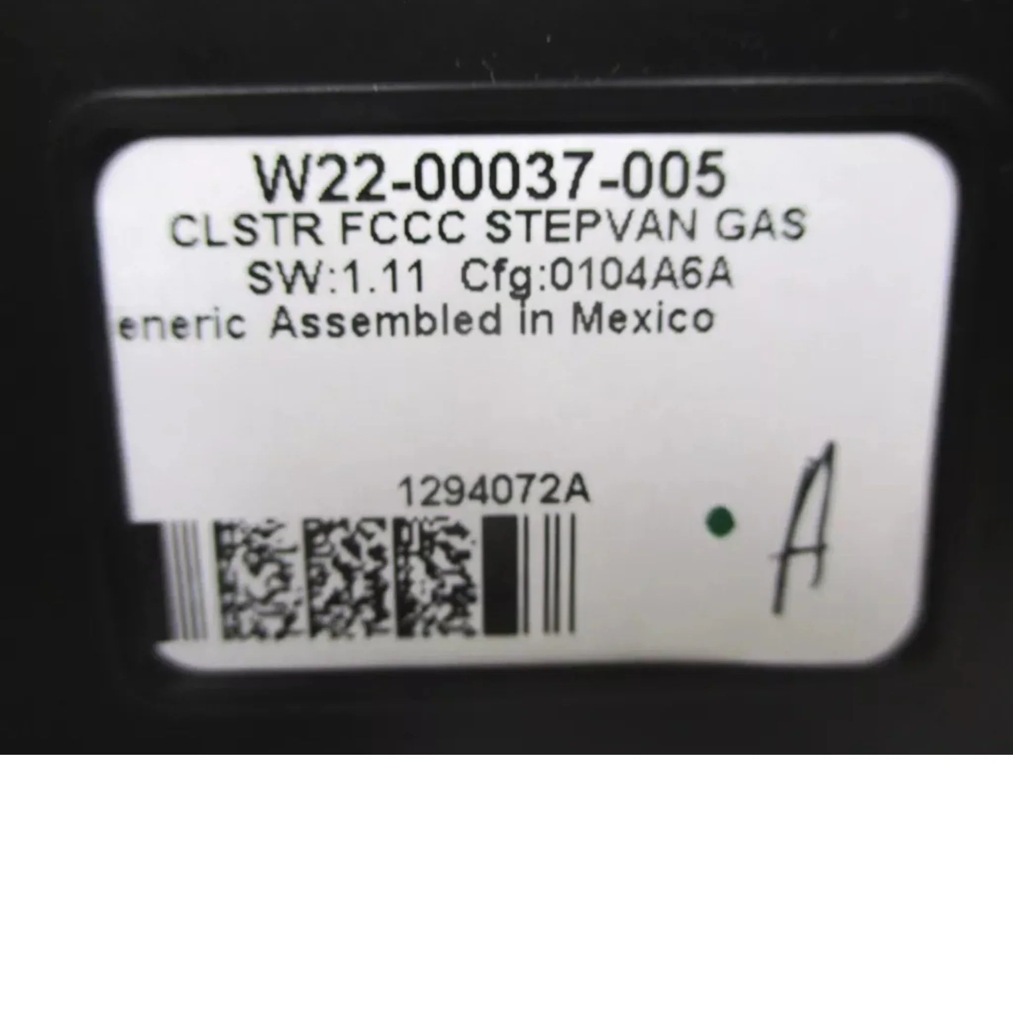 W2200037005 Freightliner Instrument Control Unit