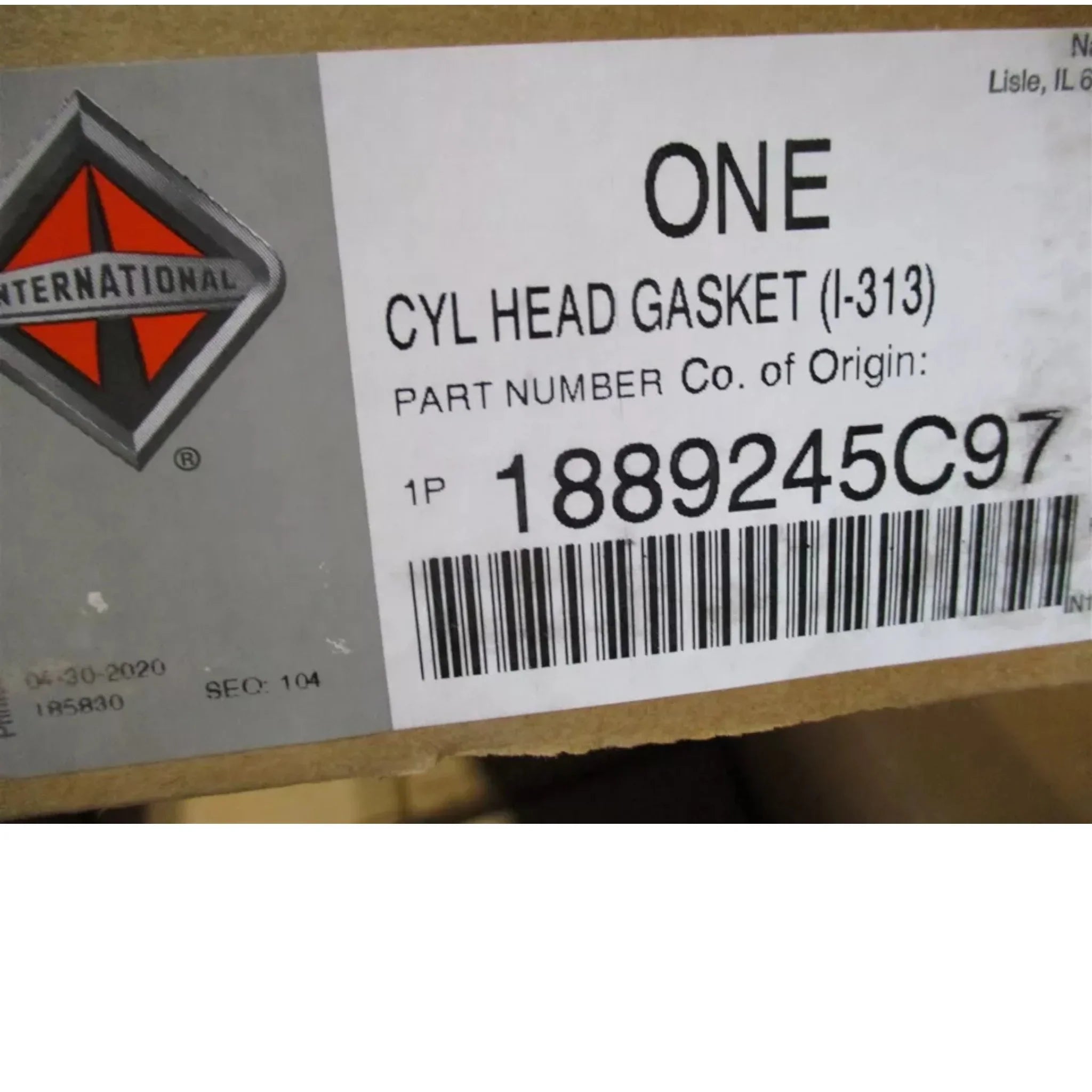 1893951C94 Genuine International Engine Overhaul Kit I-313