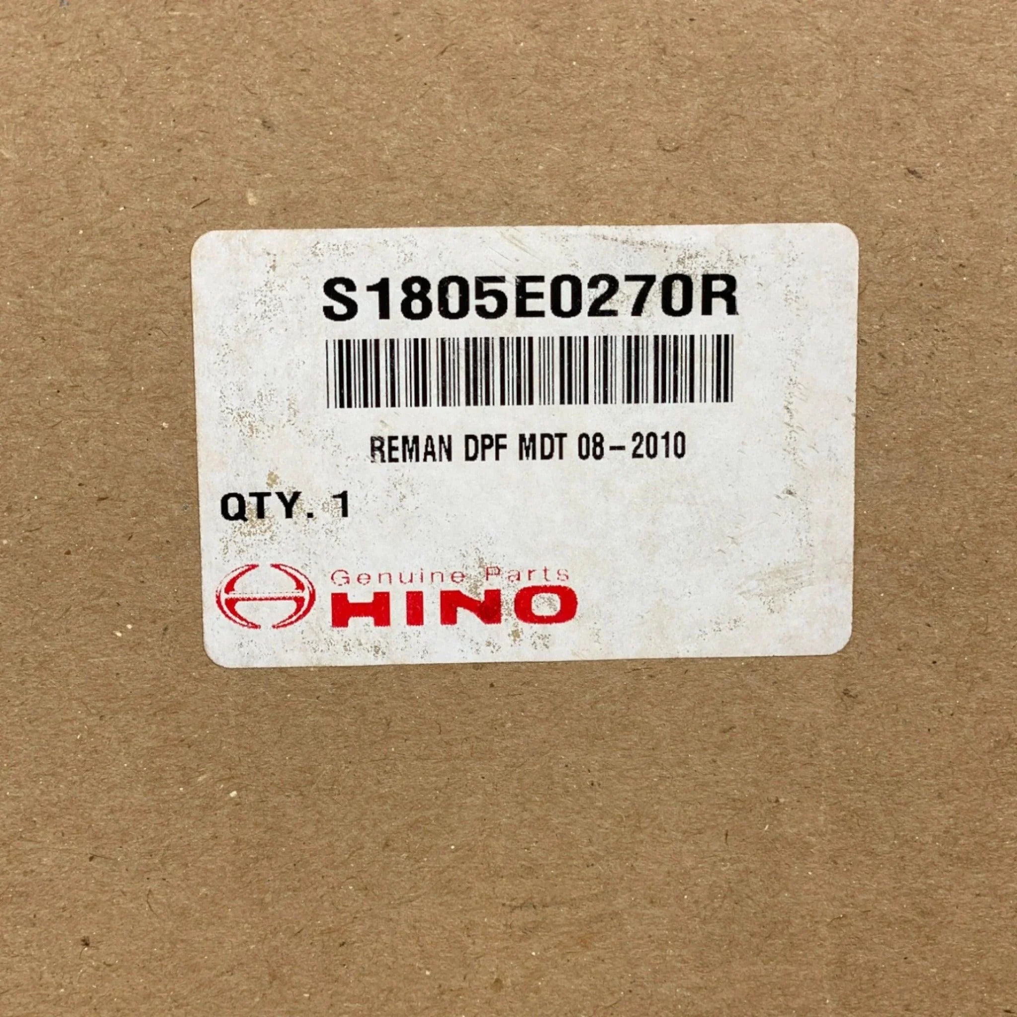 S1805E0270R Genuine Hino DPF Diesel Particulate Filter