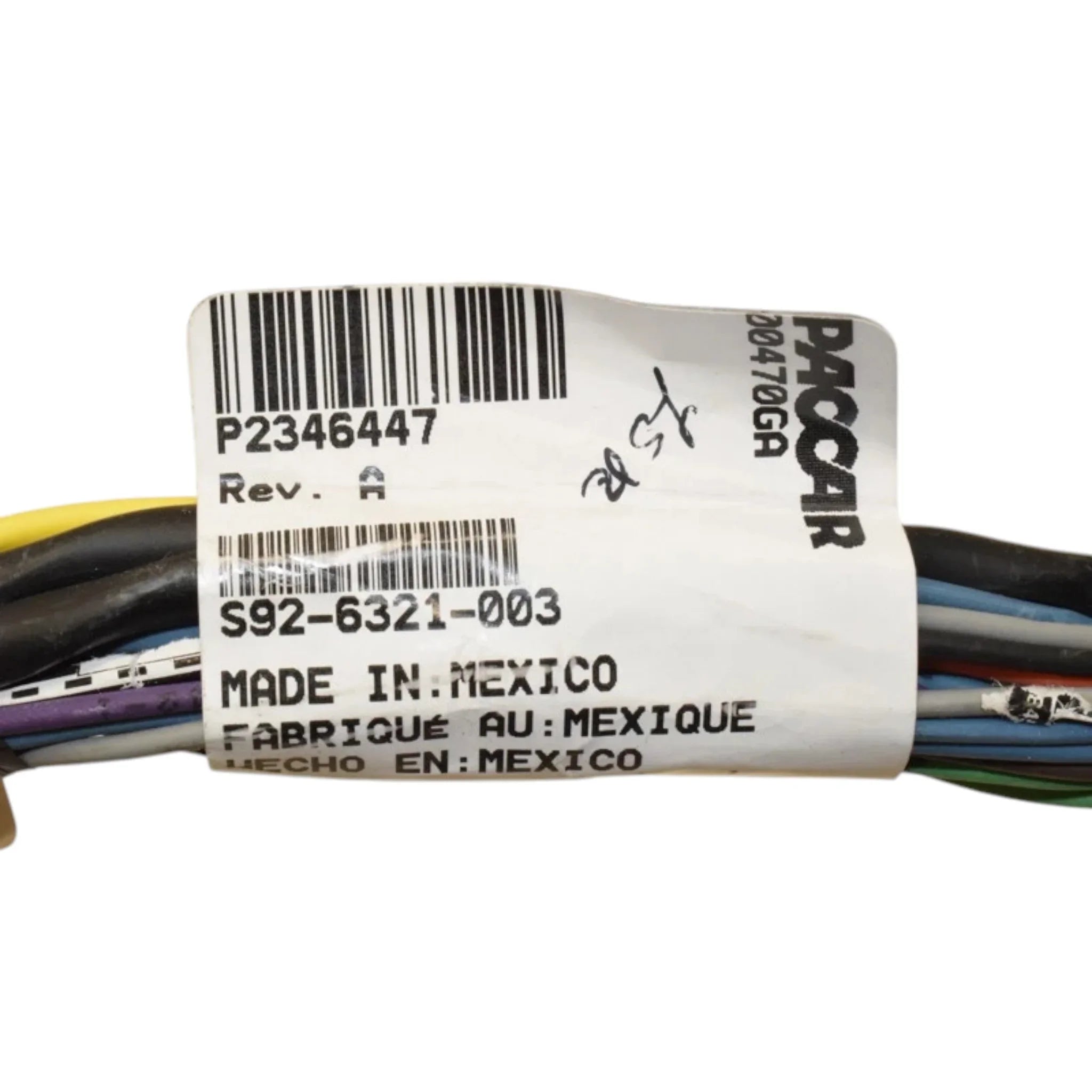 S926321003 Genuine Paccar Chassis Wiring Harness