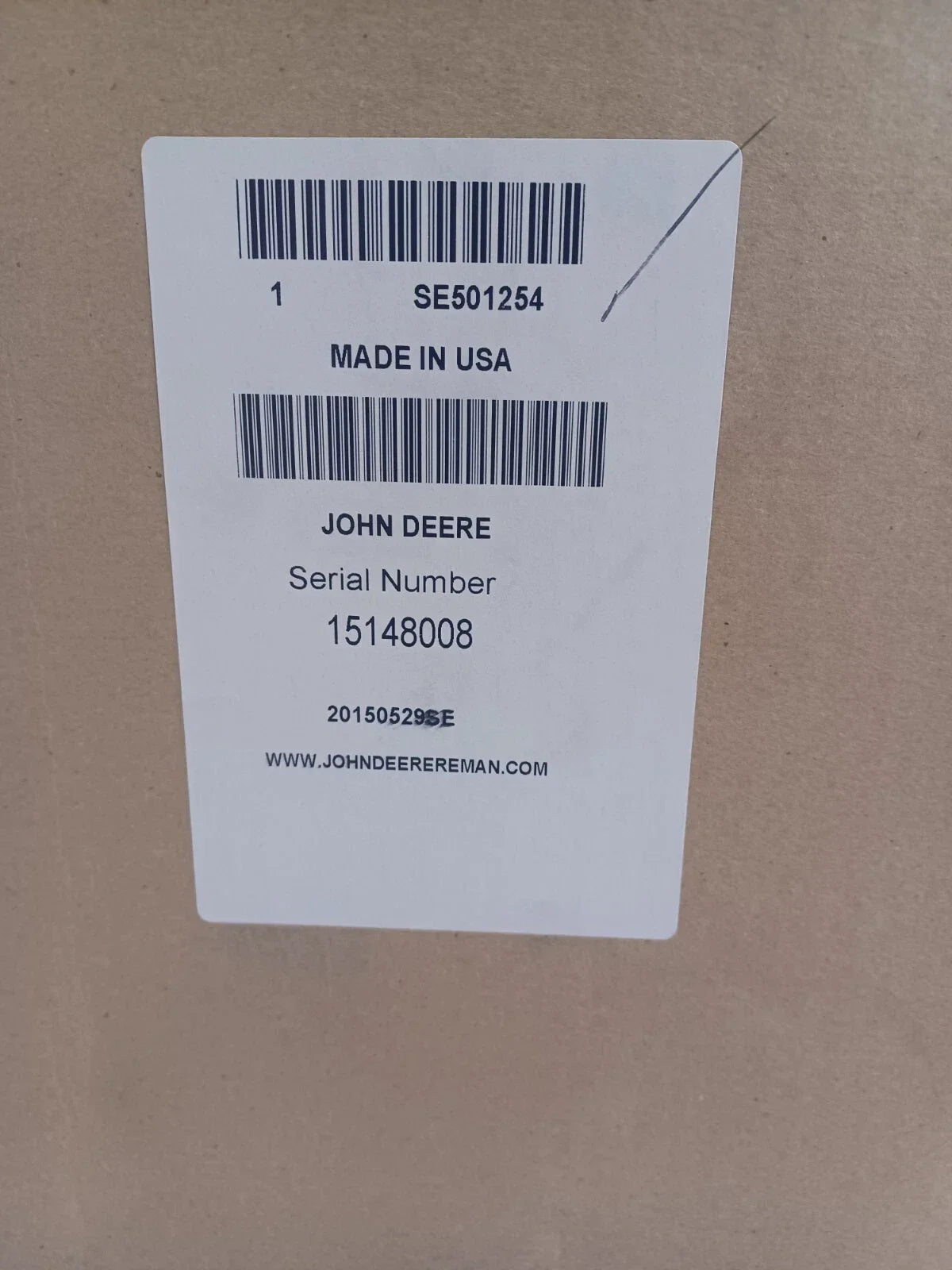SE501254 Genuine John Deere Reman Injection Pump