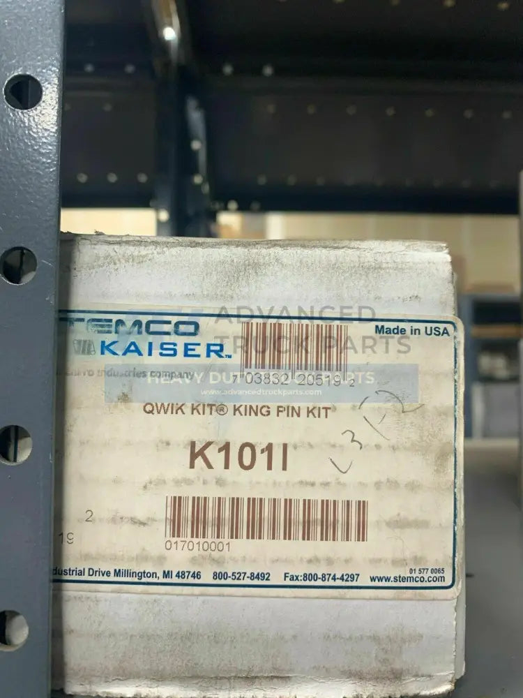 K101I Stemco Kaiser Steering Kingpin King Pin Set50 170 Qwik Kit Ih Dana Eaton