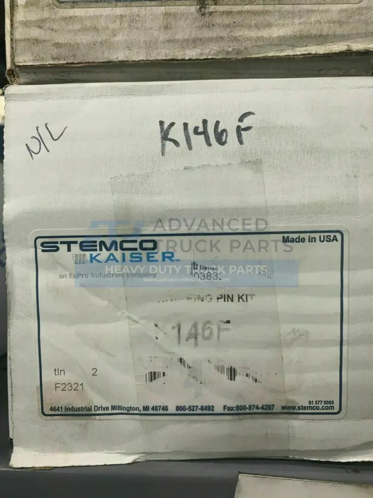 K146F Stemco Kaiser Steering No Ream Qwik Quick Kit Kingpin King Pin Set Ford