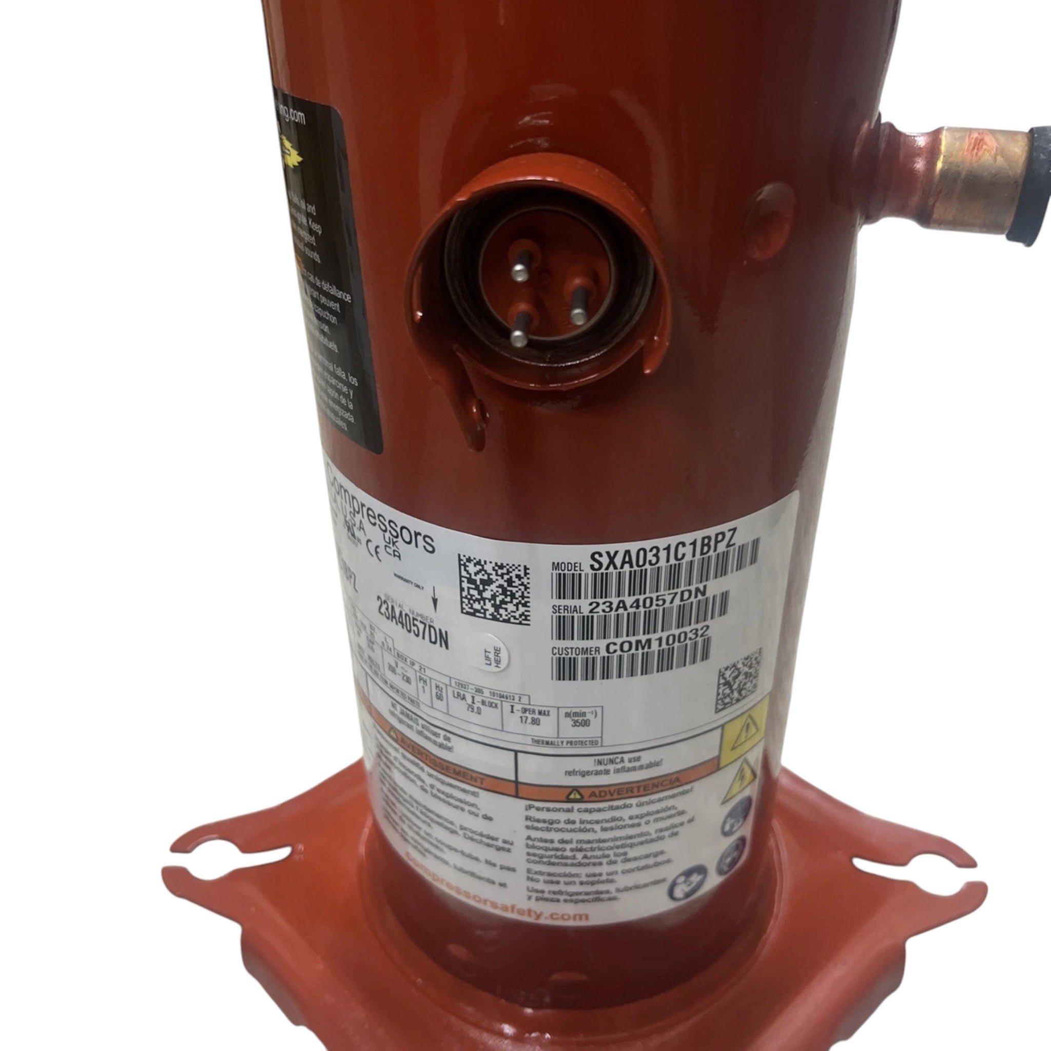 SXA031C1BPZ Alliance Scroll Compressor