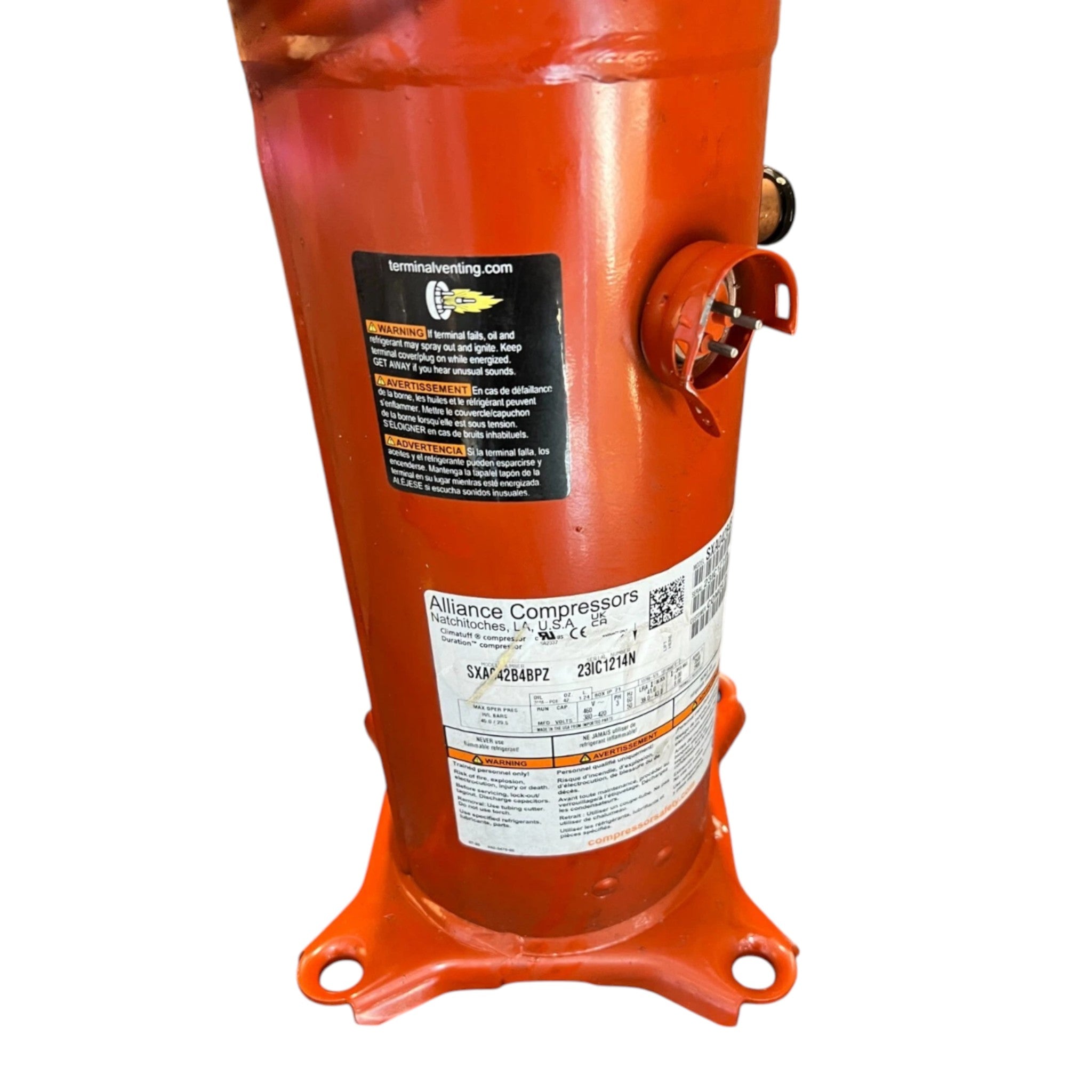 SXA042B4BPZ Genuine Alliance Scroll Compressor