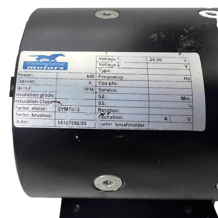 Sym5070 Thoroughbred Dc Pump Motor Forklift 24V