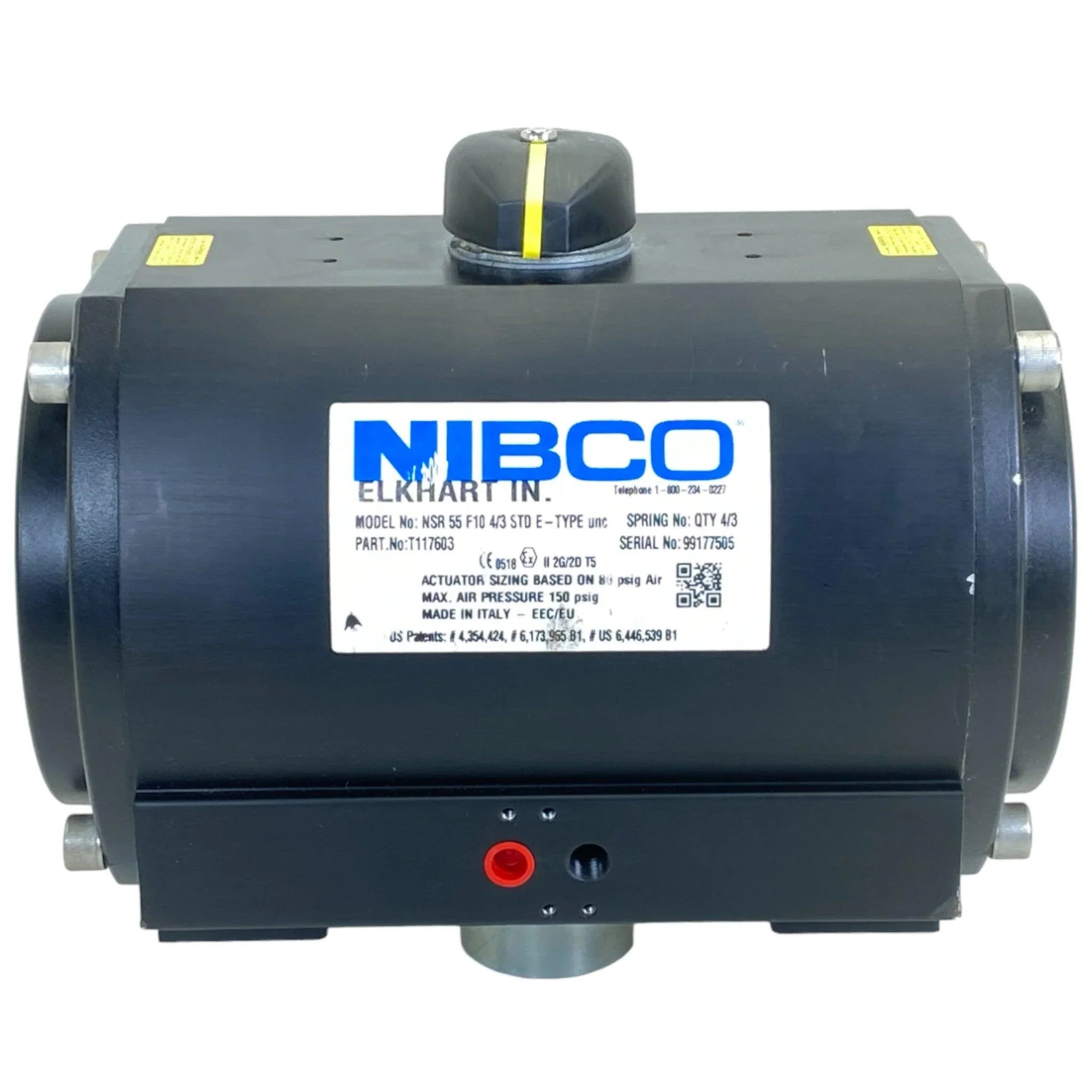 T117603 Nibco NSR 55-10 Pneumatic Actuator