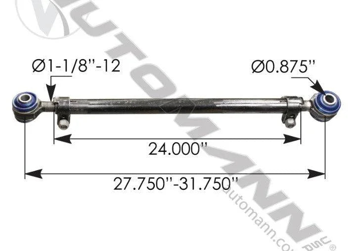 TMR507 Automann Torque Rod 29.750in Western Star