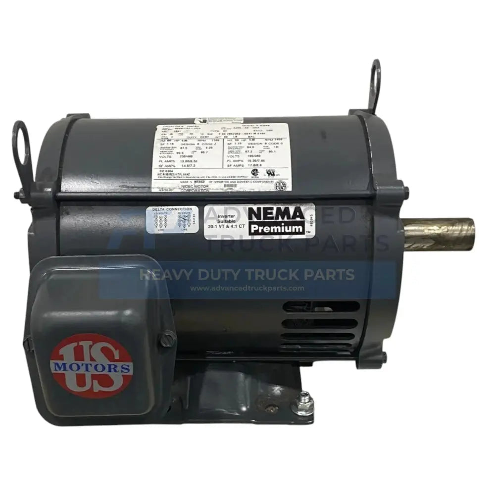 D5P2D U.S. Motors Electric Motor 208/230-460V