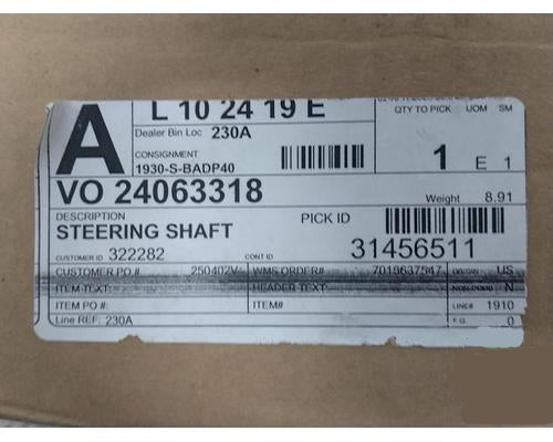 24063318 Genuine Mack Steering Shaft