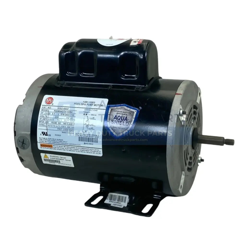 9352-6932 Us Motors Spa Motor R63Mwdth-0284 Model
