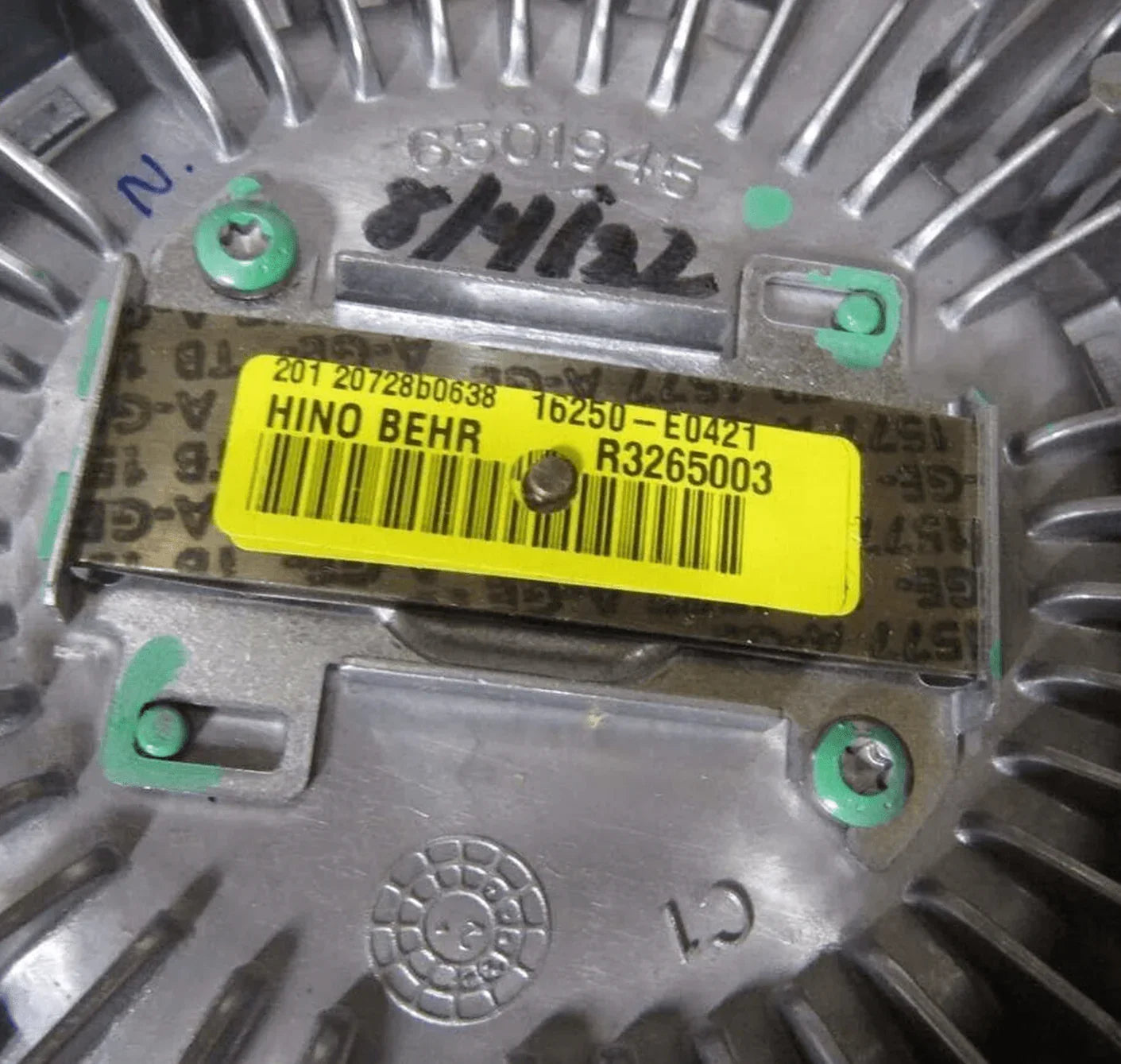 16250E0421 Genuine Hino Fan Clutch For Hino 268 Hbc 2015