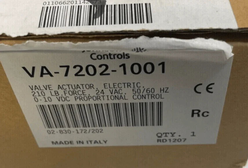 VA-7202-1001 Johnson Controls Proportional Electric Valve Actuator