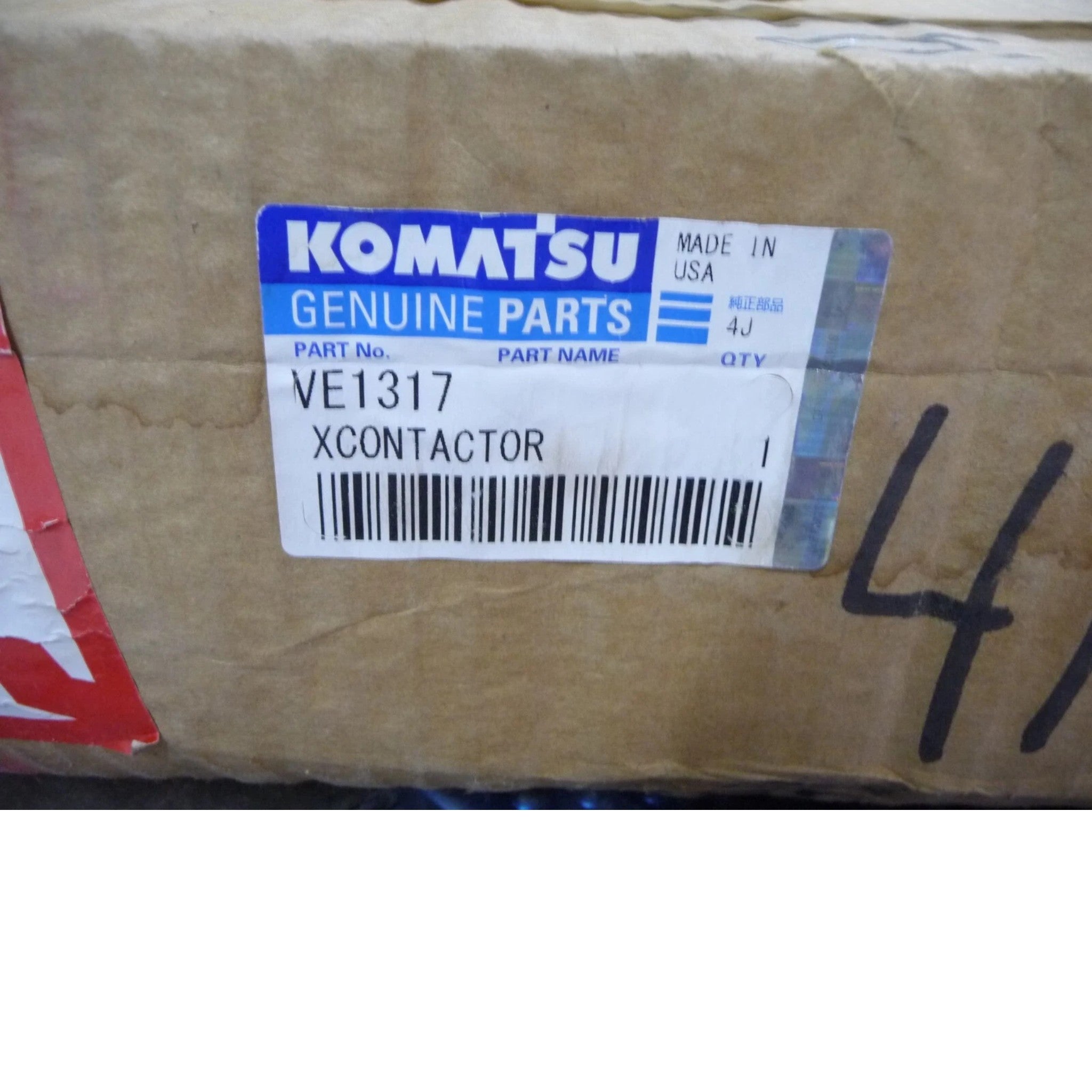 VE1317 Genuine Komatsu Contactor
