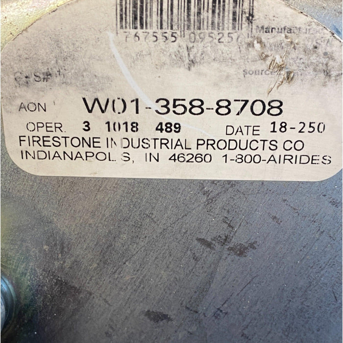 W01-358-8708 Genuine Firestone Trailer Air Spring Bag Goodyear 1R13-177 - ADVANCED TRUCK PARTS