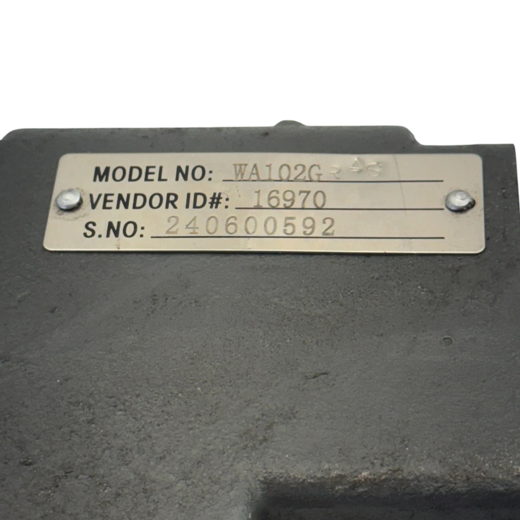 WA102GAS Genuine World American Hydraulic Pump