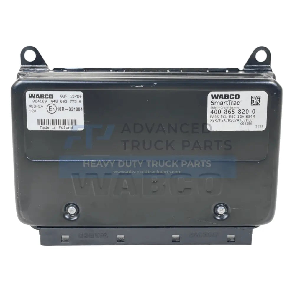 WAB4008658200 Genuine Wabco Pabs Ecu E4C 12V 6S4M Xbr Hsa Rsc Atc Plc