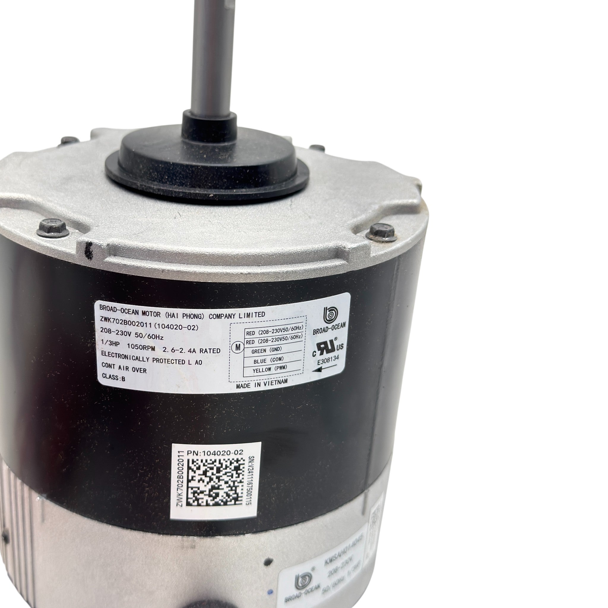 104020-02 Allied Condenser Fan Motor 208-230V