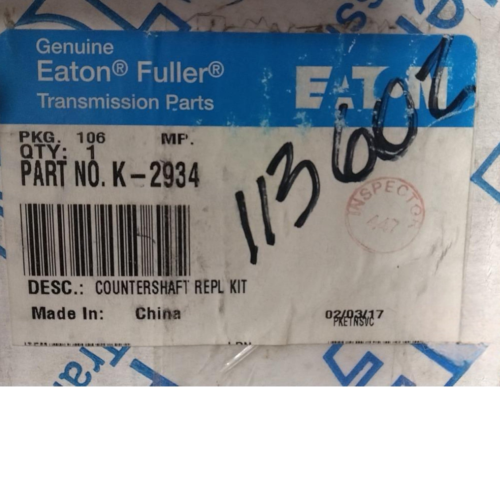 3088-K2934 Genuine Mack Gear Kit