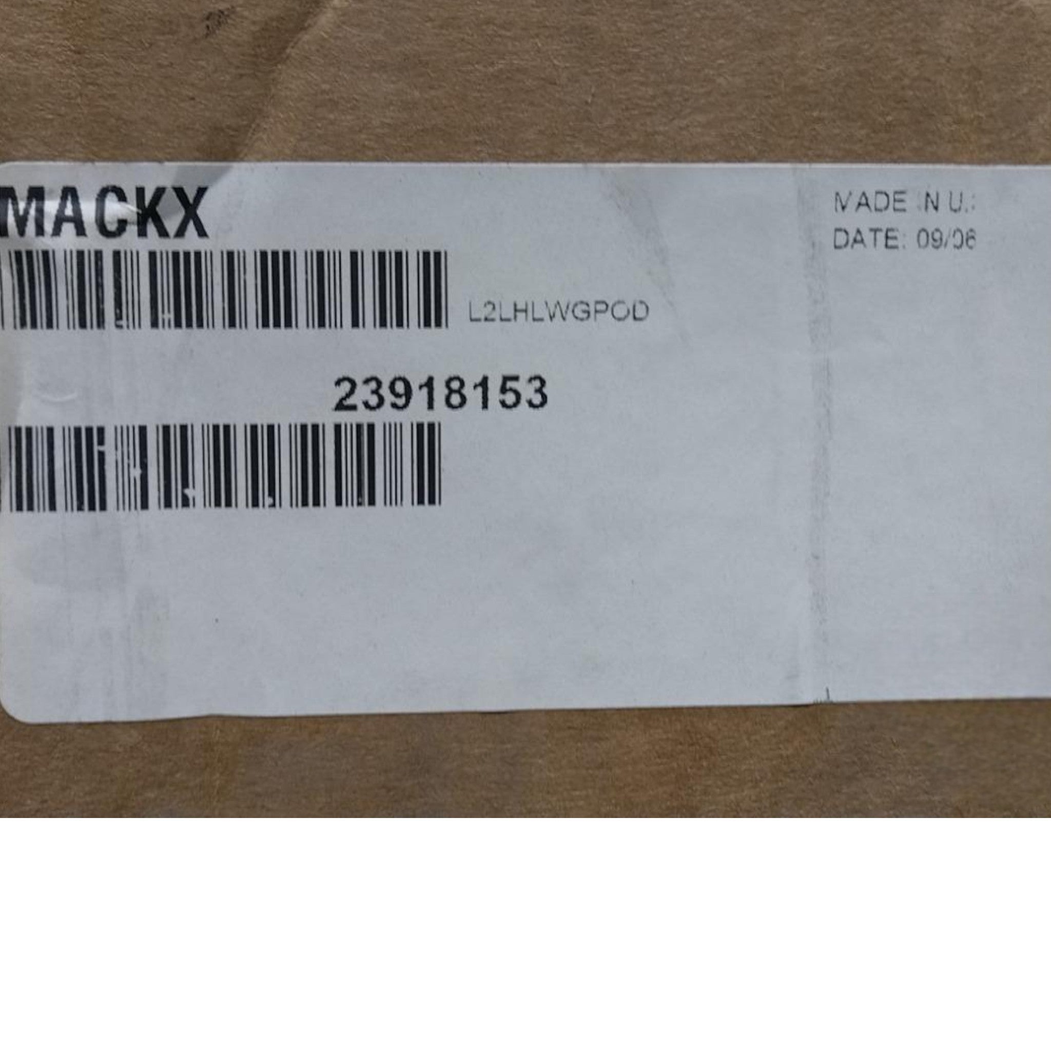 23918153 Genuine Mack Panel