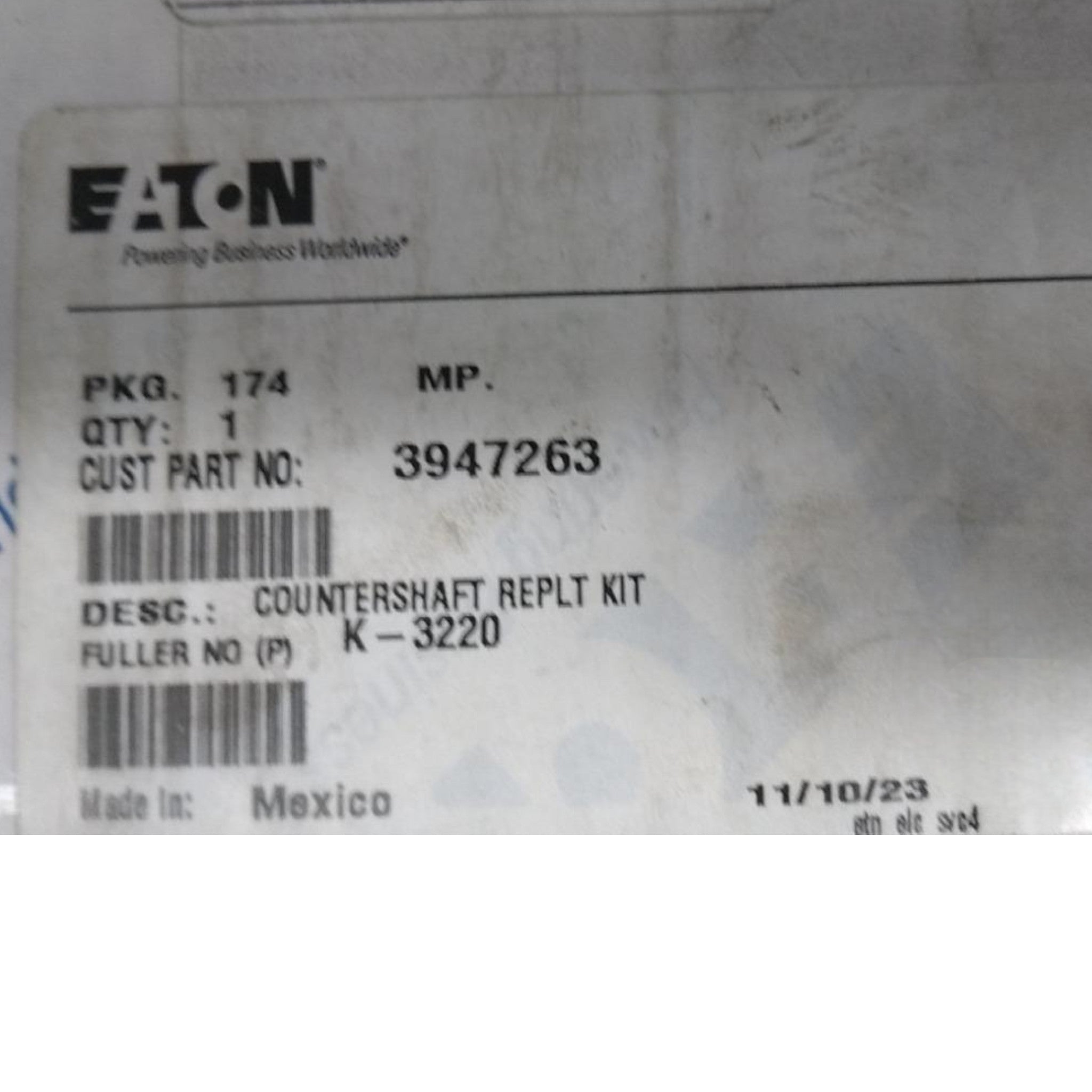 3947263 Genuine Mack Countershaft