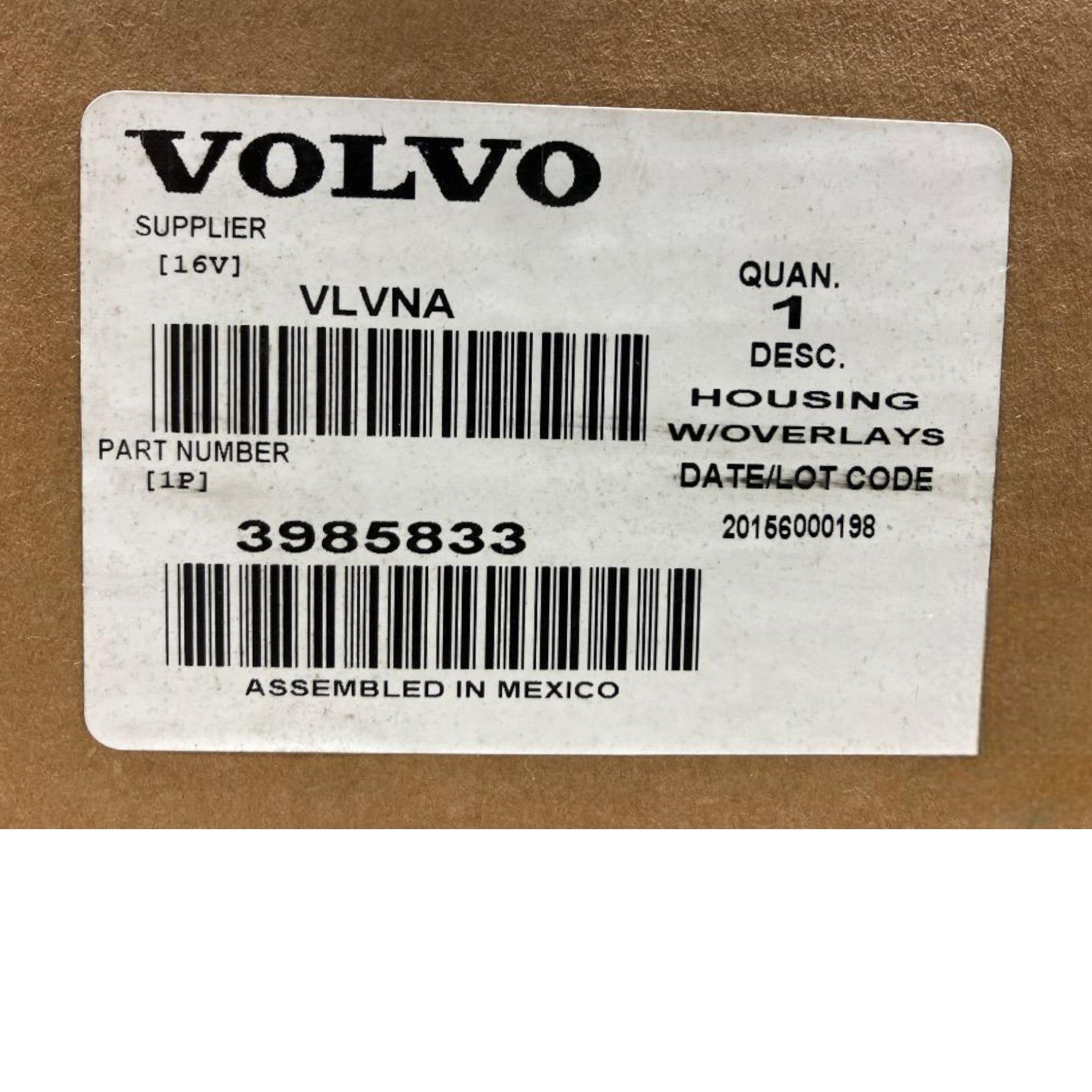 3985833 Genuine Mack Housing