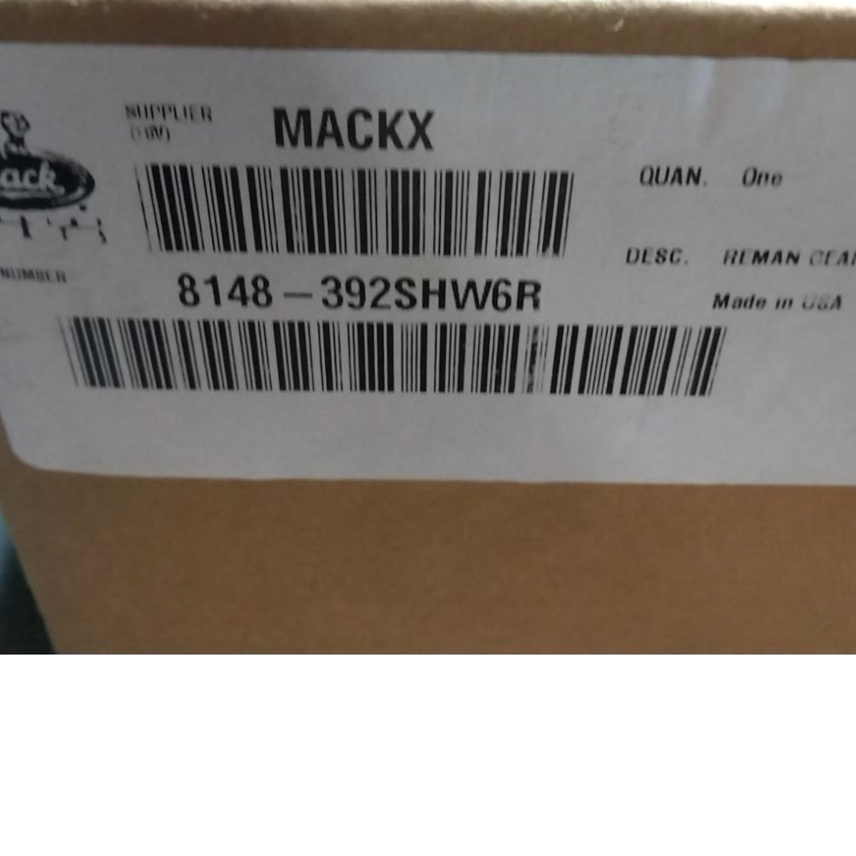8148-392SHW6R Genuine Mack Steering Gear