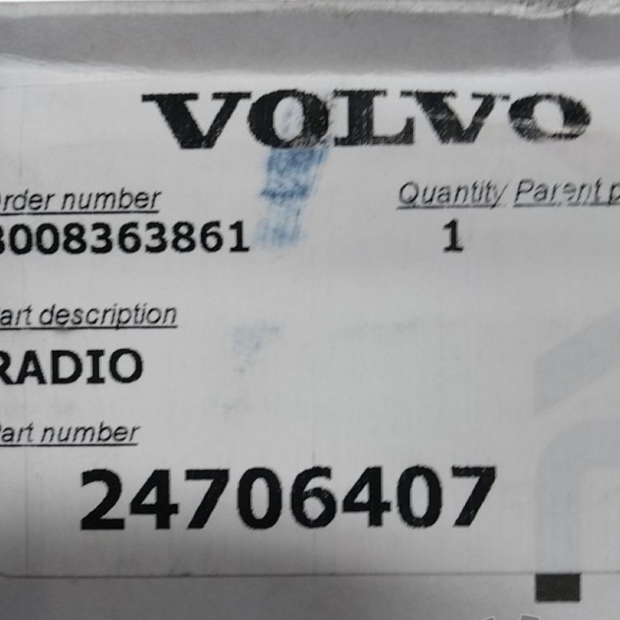 24706407 Genuine Mack Radio