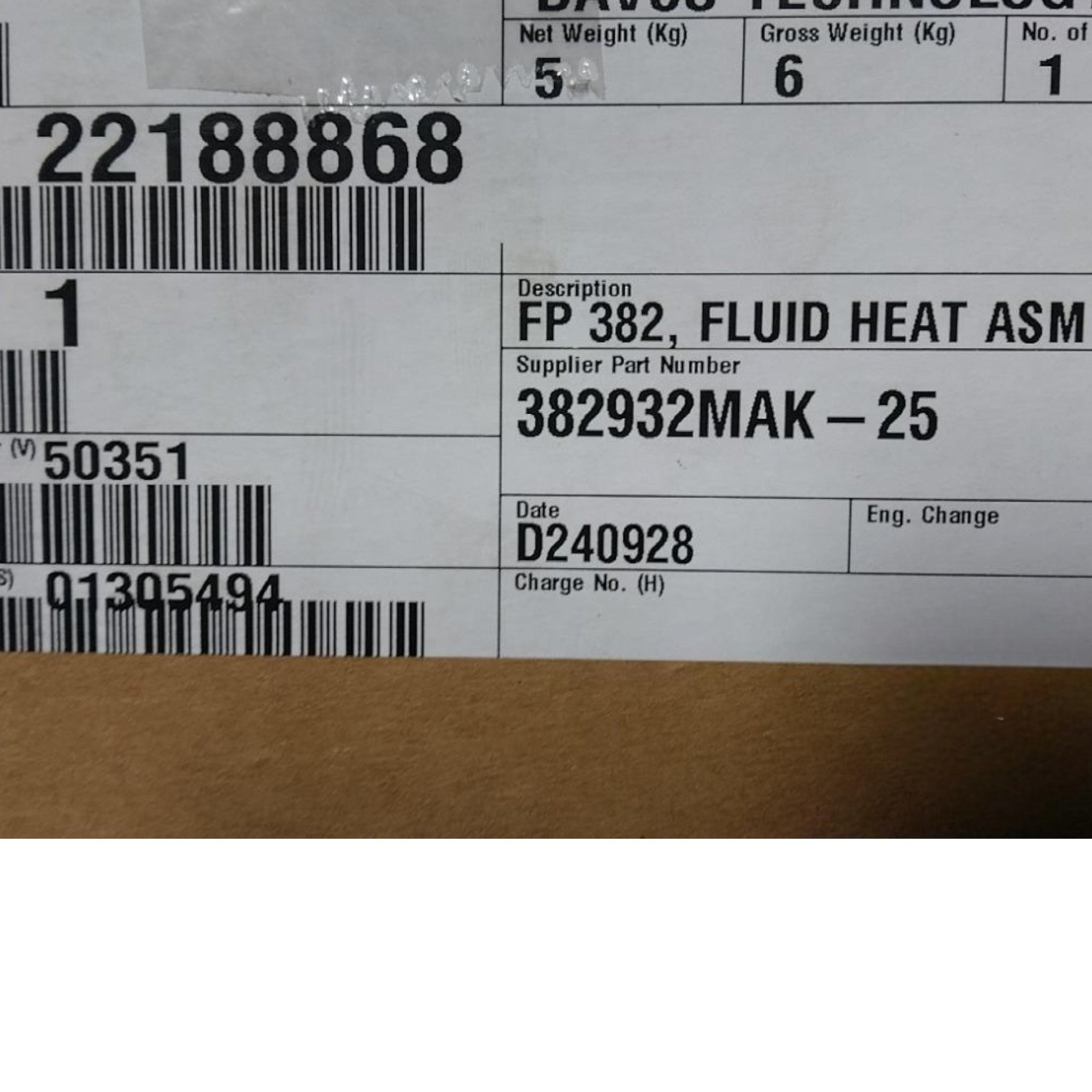 22188868 Genuine Mack Fuel Filter Housing
