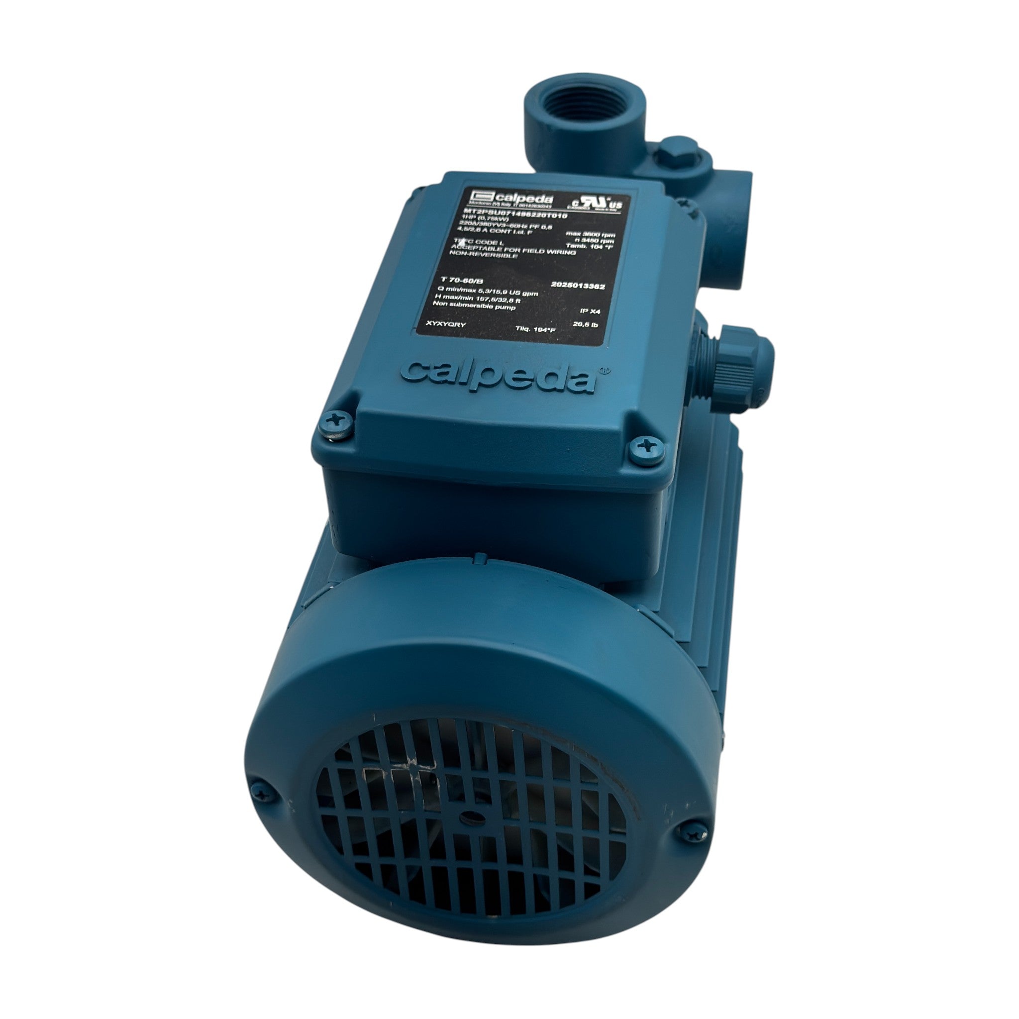 MT2PSU071496220T010 Calpeda Centrifugal Water Pump 220V