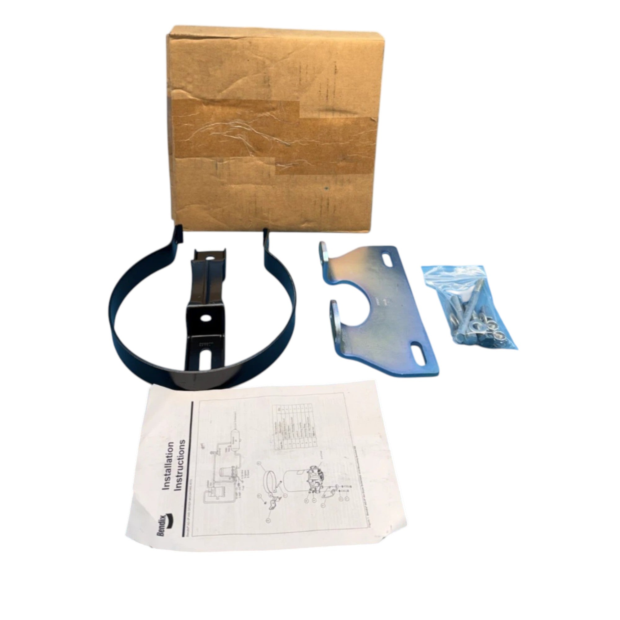 107695 Genuine Bendix AD-9 Air Dryer Mounting Bracket Kit Strap Hardware 107695