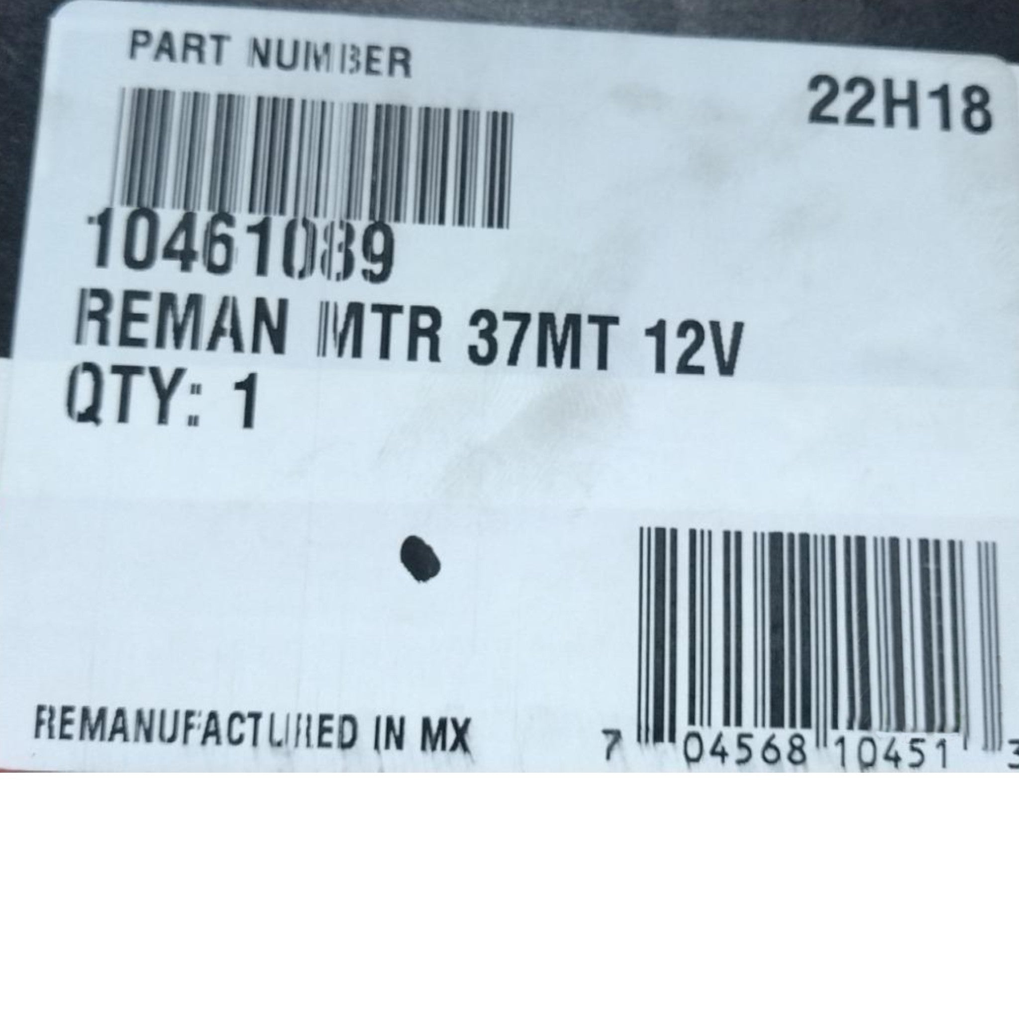 10461089 Genuine Mack Starter